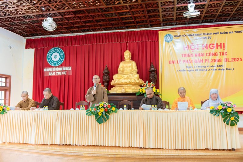 TP.BMT: Phật giáo thành phố triển khai công tác Đại lễ Phật đản PL.2568 - DL.2024