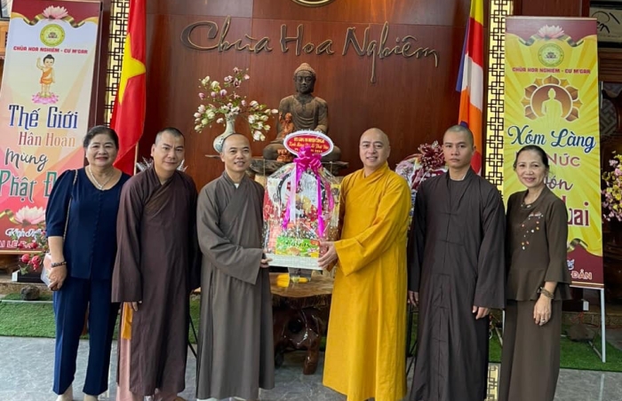 Cư M’gar: Thường trực BTS Phật giáo huyện thăm các tự viện mùa Phật đản
