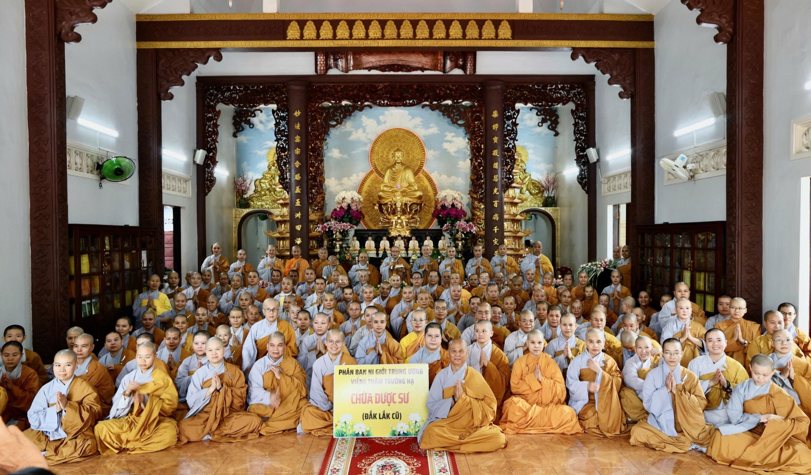 Phân ban Ni giới Trung ương thăm và sách tấn Trường hạ khu vực Tây Đắk Lắk