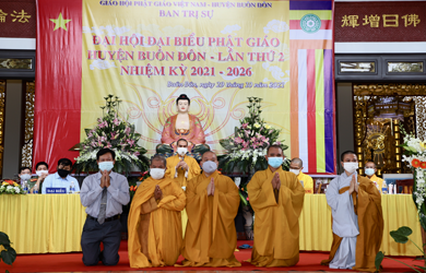 Đại hội Đại Biểu Phật giáo huyện Buôn Đôn nhiệm kỳ 2021-2026 