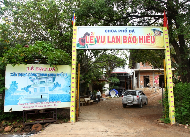 Đăk Lăk: Lịch sử Chùa Phổ Đà tọa lạc tại Thành phố Buôn Ma Thuột.