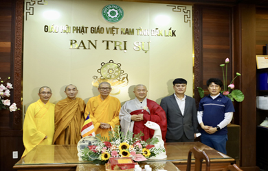  Đoàn Phật giáo tỉnh Jeollabuk, Hàn Quốc thăm Phật giáo Đắk Lắk 