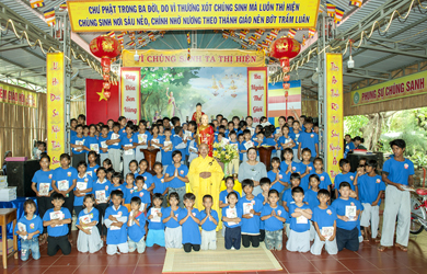 Lắk: Khóa tu trẻ lần thứ 20 chùa Quảng trạch