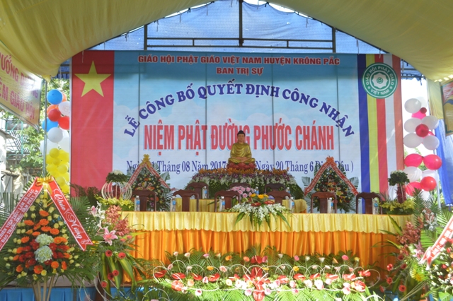 Lễ Công Nhận Chính Thức Niệm Phật Đường Phước Chánh huyện Krông Pắc