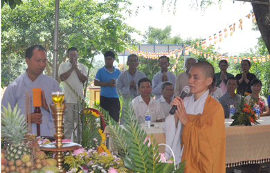Niệm Phật Đường Phước Bảo, xã YangReh tổ chức lễ Phật đản PL2562–DL2018