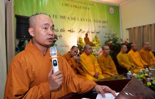 Tham luận tại Đại hội Đại biểu Phật giáo Toàn quốc lần thứ VIII:
Phát huy vai trò của Tăng bảo mang lại lợi ích cho cộng đồng xã hội