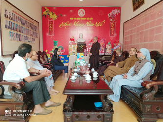 Ban Trị sự GHPG huyện Krông Ana thăm và chúc Tết các cơ quan ban ngành tỉnh Đắk Lắk 