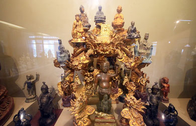 Kho báu cổ vật trong bảo tàng Phật giáo đầu tiên ở Việt Nam