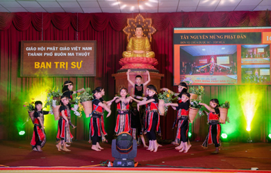 Buôn Ma Thuột: Đêm Chung kết Hội thi Văn nghệ kính mừng Phật đản