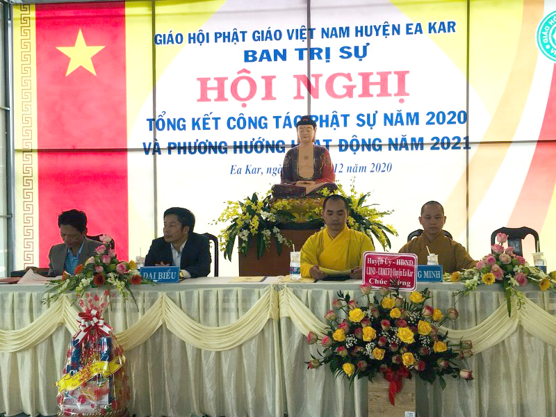 Phật giáo huyện EaKar tổng kết công tác Phật sự năm 2020