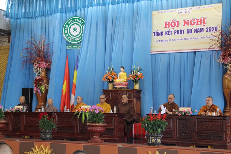 Phật giáo huyện CưMgar tổng kết công tác Phật sự năm 2020