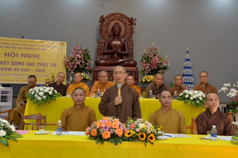 Ban TT-TT Phật giáo tỉnh tổ chức Hội nghị Tổng kết hoạt động Phật sự nhiệm kỳ 2017 - 2022