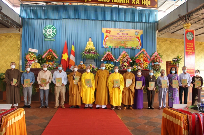 Hội Nghị công bố quyết định chuẩn y nhân sự Ban Trị Sự Phật giáo huyện Cư M’gar nhiệm kỳ VI (2021-2026)