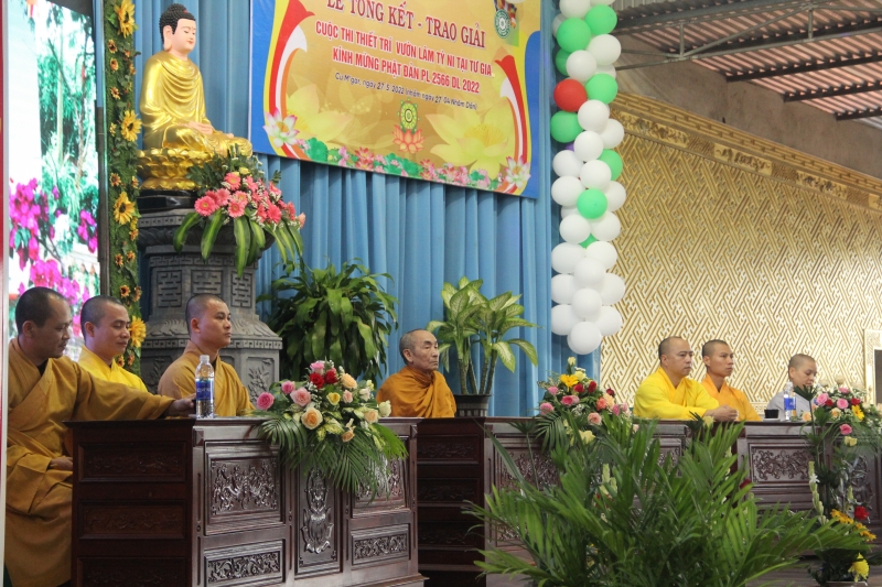 Phật giáo Cư Mgar tổng kết và trao giải cuộc thi thiết trí vườn Lâm tỳ ni tư gia