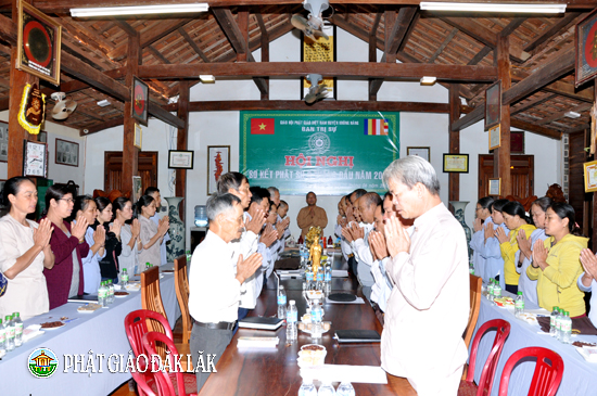 Huyện Krông Năng đã tổ chức Hội nghị sơ kết Phật sự 