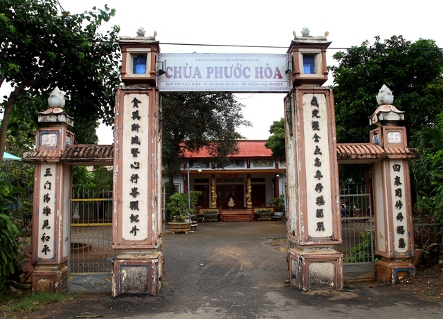 Đăk Lăk: Lịch sử Chùa Phước Hòa tọa lạc tại Thành phố Buôn Ma Thuột